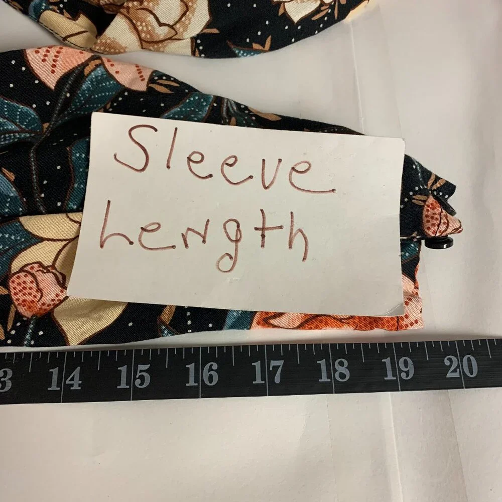 Torrid Dress Womens Size 2(18-20) Blue Floral Midi Dark Cottagecore Mature - Picture 7 of 10